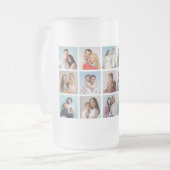 独自のフォトコラージュを作成する フロストグラスビールジョッキ (正面左)