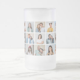 独自のフォトコラージュを作成する フロストグラスビールジョッキ