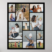 独自のフォトコラージュを作成する ポスター (正面)