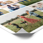 独自のフォトコラージュを作成する ポスター (角)