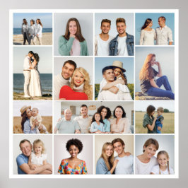 独自のフォトコラージュを作成する ポスター