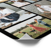 独自のフォトコラージュを作成する ポスター (角)