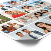 独自のフォトコラージュを作成する ポスター (角)