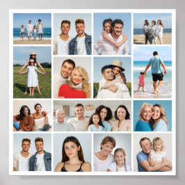 独自のフォトコラージュを作成する ポスター