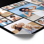 独自のフォトコラージュを作成する ポスター (角)