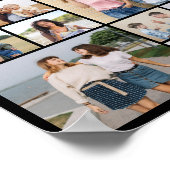 独自のフォトコラージュを作成する ポスター (角)