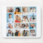 独自のフォトコラージュを作成する マウスパッド (正面)