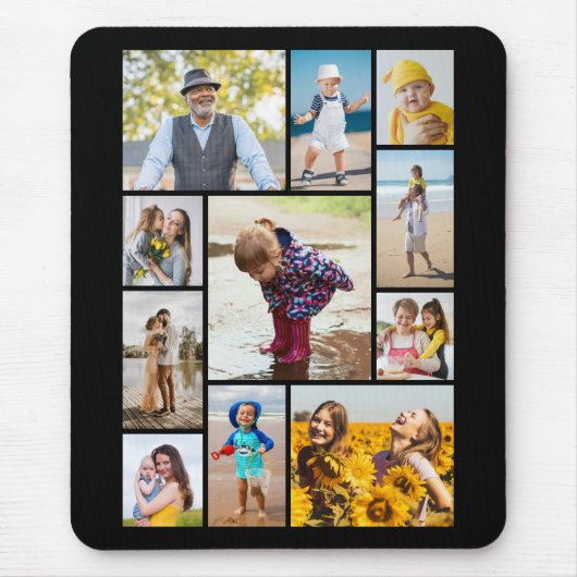 独自のフォトコラージュを作成する マウスパッド (正面)
