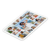 独自のフォトコラージュを作成する マグネット (左側)