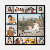 独自のフォトコラージュを作成する マグネット (正面)