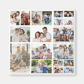 独自のフォトコラージュを作成する マグネット (正面)