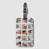 独自のフォトコラージュを作成する ラゲッジタグ (正面縦)