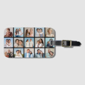 独自のフォトコラージュを作成する ラゲッジタグ (正面横)