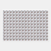 独自のフォトコラージュを作成する ラッピングペーパーシート (正面2)