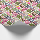 独自のフォトコラージュを作成する ラッピングペーパー (角)