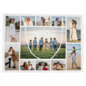 独自のフォトコラージュを作成する ラージペーパーバッグ (裏面)