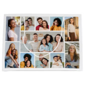 独自のフォトコラージュを作成する ラージペーパーバッグ (正面)