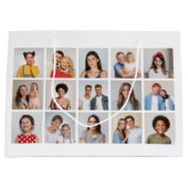 独自のフォトコラージュを作成する ラージペーパーバッグ (正面)