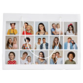 独自のフォトコラージュを作成する ラージペーパーバッグ (裏面)