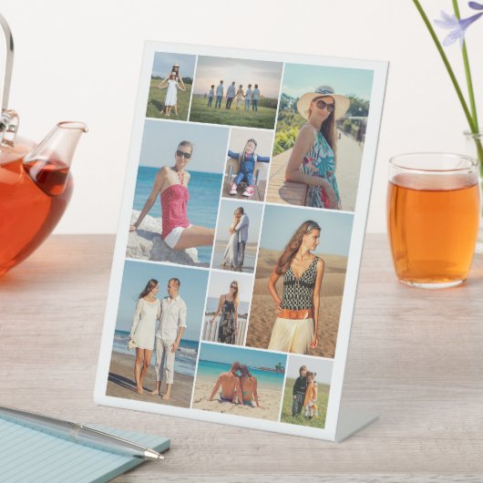 独自のフォトコラージュを作成する 台座サイン (インサイチュ)