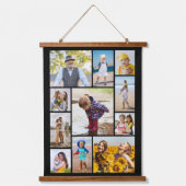 独自のフォトコラージュを作成する 吊り下げ型タペストリー (正面)