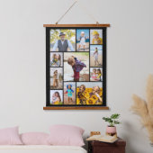 独自のフォトコラージュを作成する 吊り下げ型タペストリー (寝室)