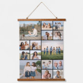 独自のフォトコラージュを作成する 吊り下げ型タペストリー (正面)