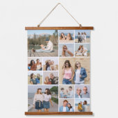 独自のフォトコラージュを作成する 吊り下げ型タペストリー (正面)