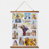 独自のフォトコラージュを作成する 吊り下げ型タペストリー (正面)