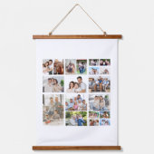 独自のフォトコラージュを作成する 吊り下げ型タペストリー (正面)