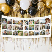 独自のフォトコラージュを作成する 横断幕