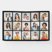 独自のフォトコラージュを作成する 横断幕 (横)