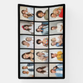 独自のフォトコラージュを作成する 横断幕 (縦)