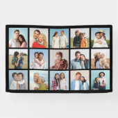 独自のフォトコラージュを作成する 横断幕 (横)