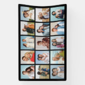 独自のフォトコラージュを作成する 横断幕 (縦)