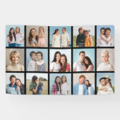 独自のフォトコラージュを作成する 横断幕 (横)