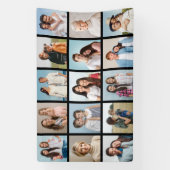 独自のフォトコラージュを作成する 横断幕 (縦)