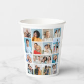 独自のフォトコラージュを作成する 紙コップ (裏面)