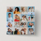 独自のフォトコラージュを作成する 缶バッジ (正面)