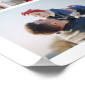 独自のフォトコラージュを作成カスタム ポスター (角)