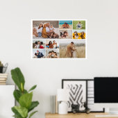 独自のフォトコラージュを作成カスタム ポスター (ホームオフィス)