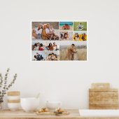 独自のフォトコラージュを作成カスタム ポスター (キッチン)