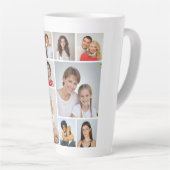 独自のフォトコラージュを作成 カフェラテマグ (右アングル)