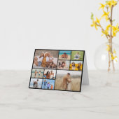 独自のフォトコラージュを作成 カード (黄色い花)