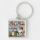 独自のフォトコラージュを作成 キーホルダー (正面)