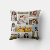 独自のフォトコラージュを作成 クッション (裏面)