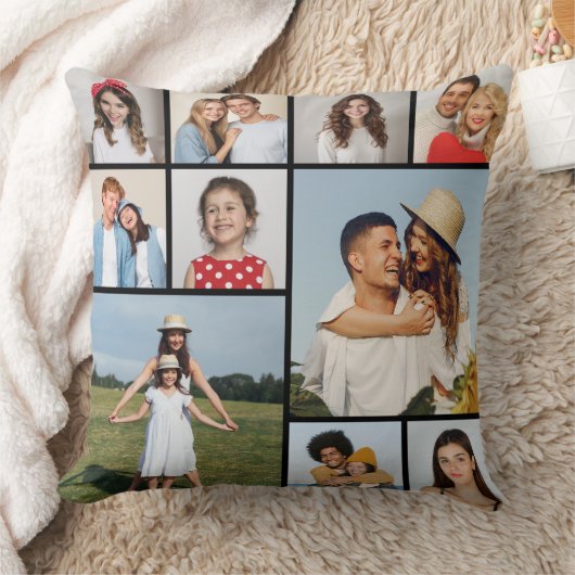 独自のフォトコラージュを作成 クッション (ブランケット)