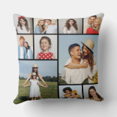 独自のフォトコラージュを作成 クッション (裏面)