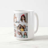 独自のフォトコラージュを作成 コーヒーマグカップ (正面右)