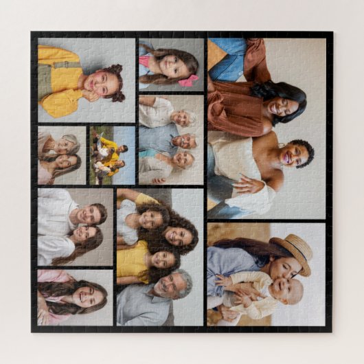 独自のフォトコラージュを作成 ジグソーパズル (横)